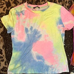 2 Colorful Tie-Dye Kids T-Shirt